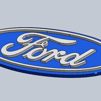 Mẫu móc khóa Ford in 3D dập nổi cực chất cho chủ xe