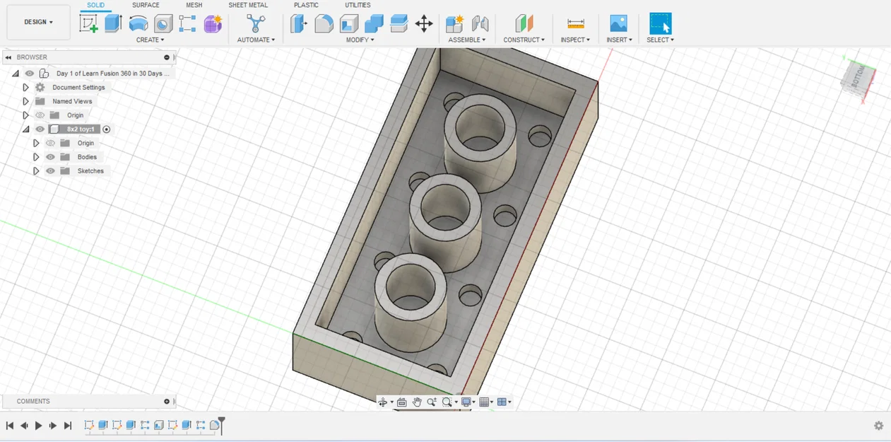 Mô hình gạch lắp ráp 8x2 (Building brick) in 3D cực chuẩn - Image 2