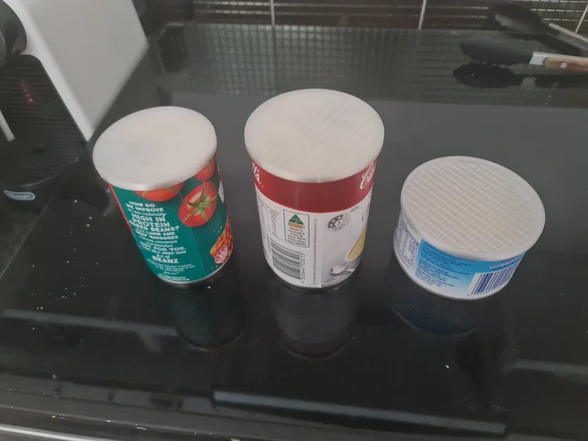 Nắp lon thiếc để trữ tủ lạnh (Tin Can Lids for Fridge Storage) - Image 2