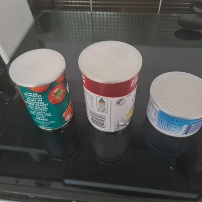 Nắp lon thiếc để trữ tủ lạnh (Tin Can Lids for Fridge Storage)