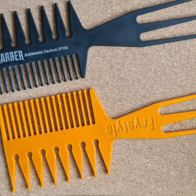 Lược chải tóc chuyên dụng Stylist Fish Hair Comb - Mẫu in 3D hữu ích