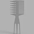Lược chải tóc chuyên dụng Stylist Fish Hair Comb - Mẫu in 3D hữu ích - Thumbnail 2