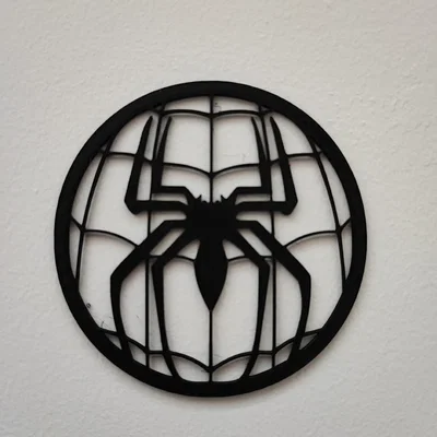 Mô hình trang trí tường logo Spiderman ấn tượng cho fan Marvel