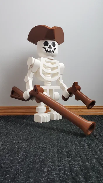 Khẩu Musket Hải Tặc Khổng Lồ Kiểu Lego 10:1 - Image 1