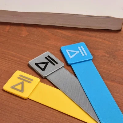 Kẹp sách Pause Play: Phụ kiện in 3D đánh dấu trang sách cực chất