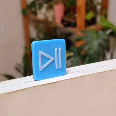 Kẹp sách Pause Play: Phụ kiện in 3D đánh dấu trang sách cực chất