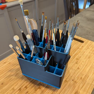 Giá cắm cọ / Giá cắm bút (Brush holder / Pen holder)