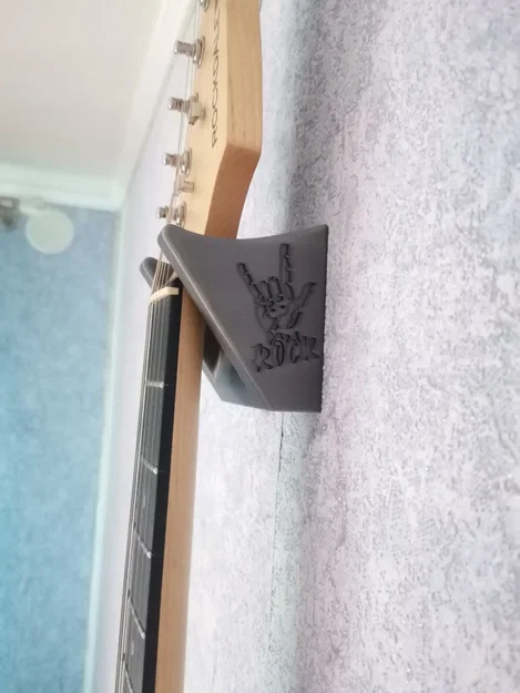 Giá treo đàn guitar phong cách Rock độc đáo - In 3D dễ dàng - Image 1