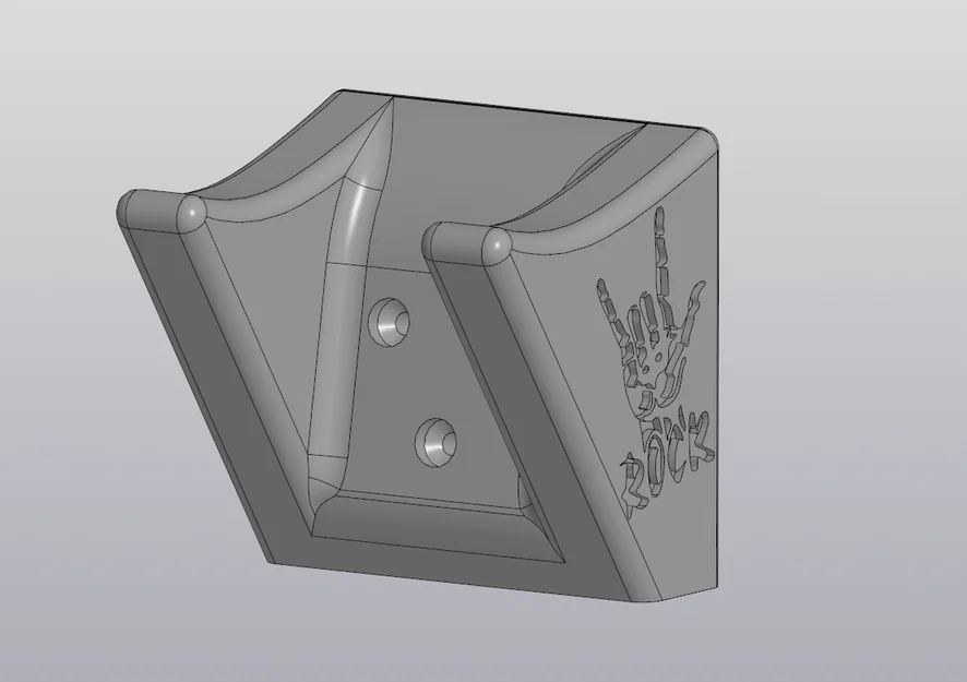 Giá treo đàn guitar phong cách Rock độc đáo - In 3D dễ dàng - Image 5