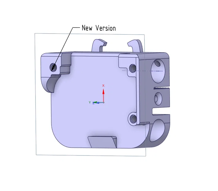 Gá Extruder MonoBlock cho Sovol SV06 (Sovol SV06 MonoBlock Extruder Mount) - Image 1