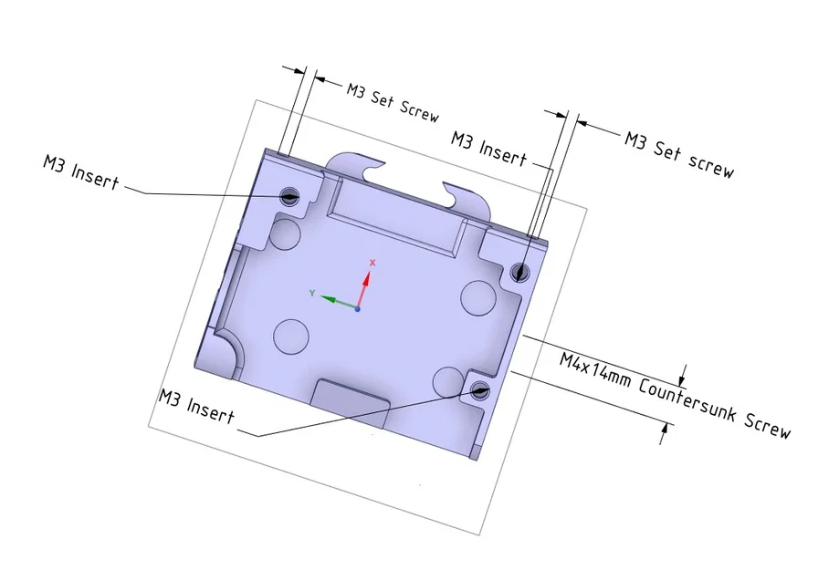 Gá Extruder MonoBlock cho Sovol SV06 (Sovol SV06 MonoBlock Extruder Mount) - Image 2