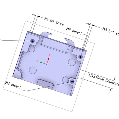 Gá Extruder MonoBlock cho Sovol SV06 (Sovol SV06 MonoBlock Extruder Mount)