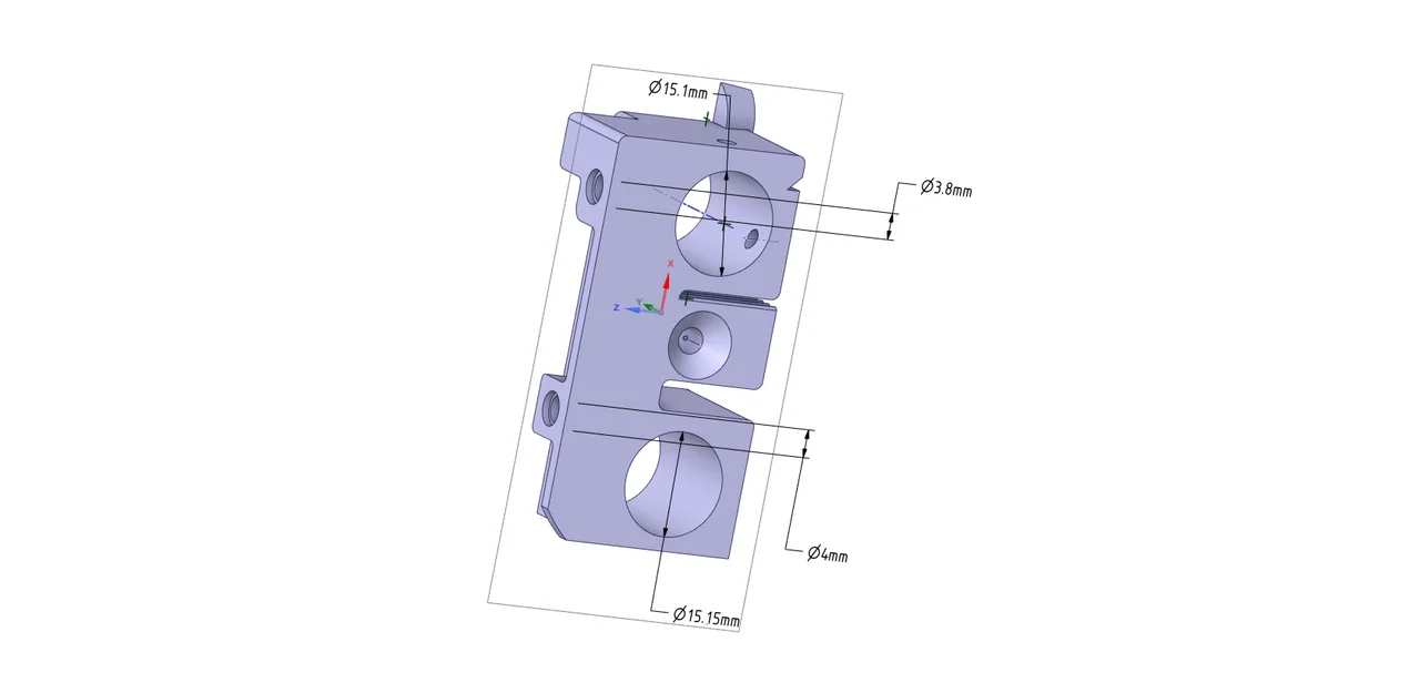 Gá Extruder MonoBlock cho Sovol SV06 (Sovol SV06 MonoBlock Extruder Mount) - Image 6