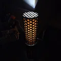 Đèn để bàn họa tiết tổ ong (Honeycomb Table Lamp) - File 3D in ấn - Thumbnail 4