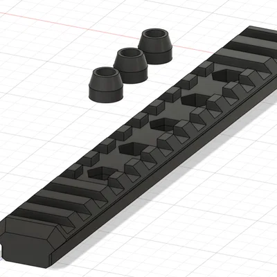 Thanh gắn phụ kiện Picatinny cho súng M16 và M4