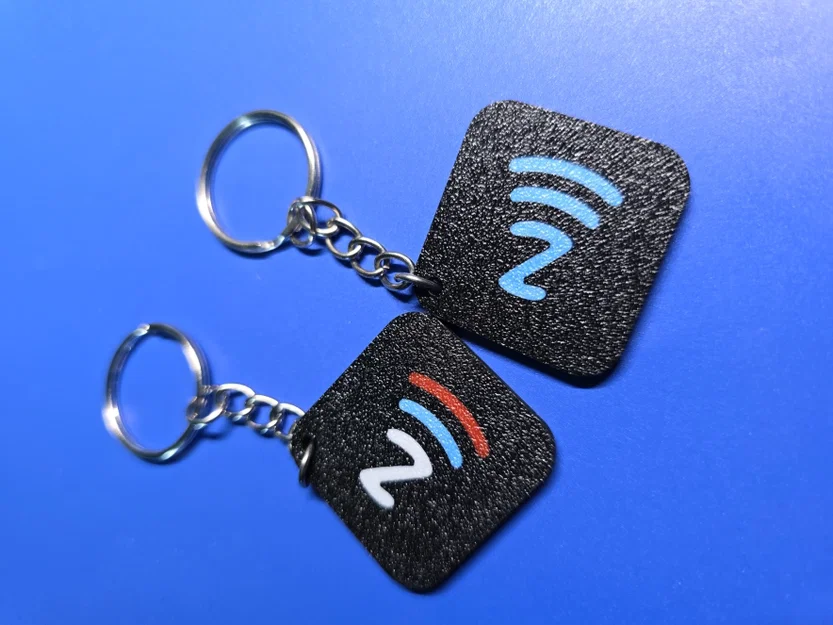Móc khóa NFC mạng xã hội (Social NFC keychain) - Image 2