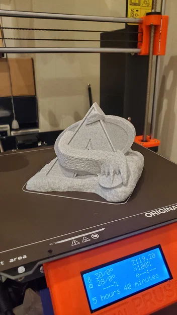 Mô hình logo 3D đội khúc côn cầu Colorado Avalanche đẹp mắt - Image 1