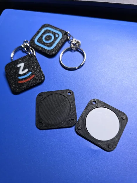 Móc khóa NFC mạng xã hội (Social NFC keychain) - Image 3