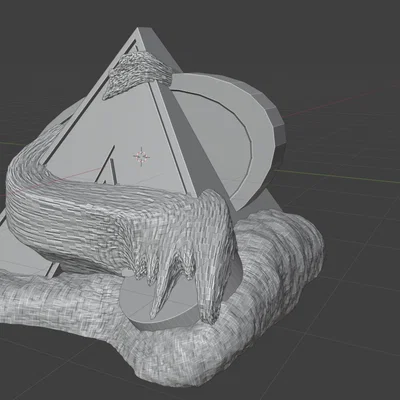 Mô hình logo 3D đội khúc côn cầu Colorado Avalanche đẹp mắt