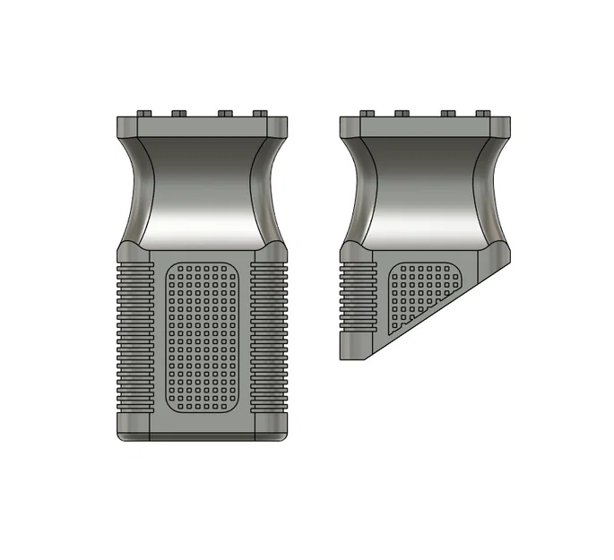 Tay cầm dọc Mlok vertical grip và stubby grip cho máy in 3D - Image 1
