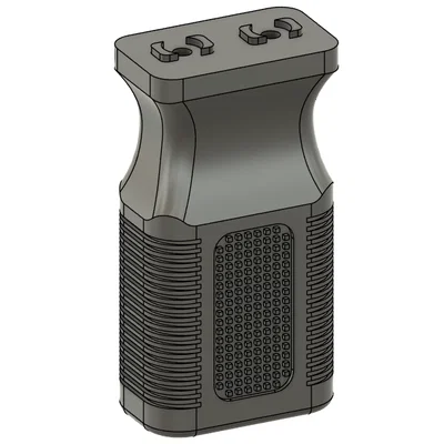 Tay cầm dọc Mlok vertical grip và stubby grip cho máy in 3D