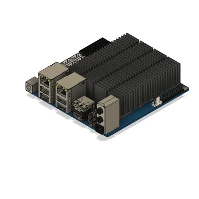 Mô hình 3D Odroid H4+ dùng thiết kế case NAS tự chế