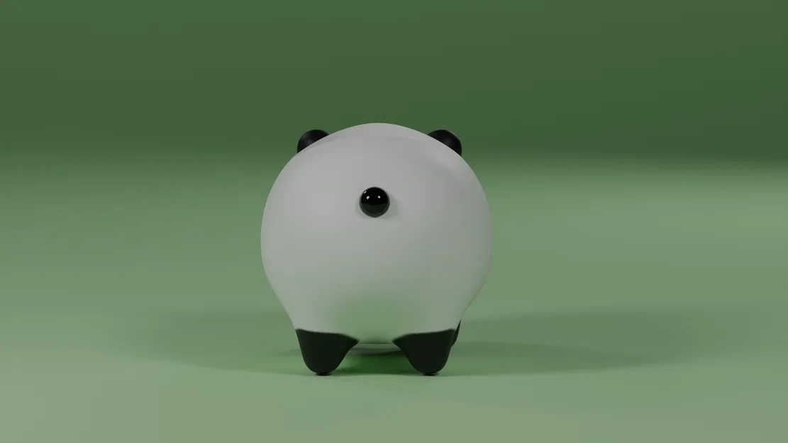 Chậu cây cảnh Panda Planter: Mô hình 3D trang trí bàn làm việc - Image 2