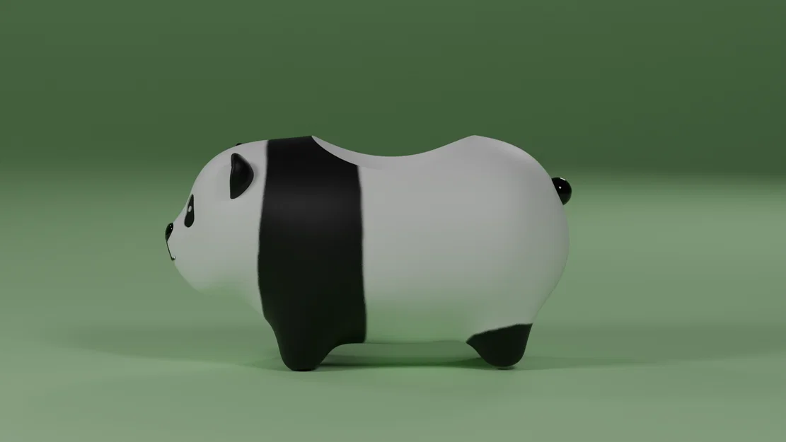 Chậu cây cảnh Panda Planter: Mô hình 3D trang trí bàn làm việc - Image 3