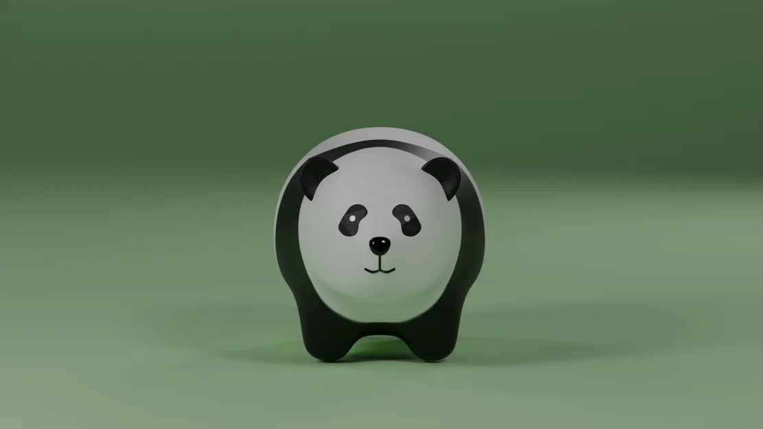 Chậu cây cảnh Panda Planter: Mô hình 3D trang trí bàn làm việc - Image 4