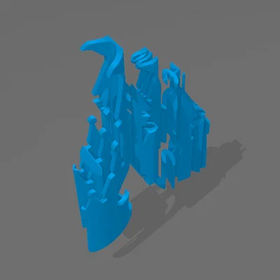 Mô hình ảo ảnh 3D lâu đài và logo Disney độc đáo