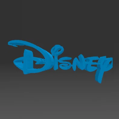 Mô hình ảo ảnh 3D lâu đài và logo Disney độc đáo