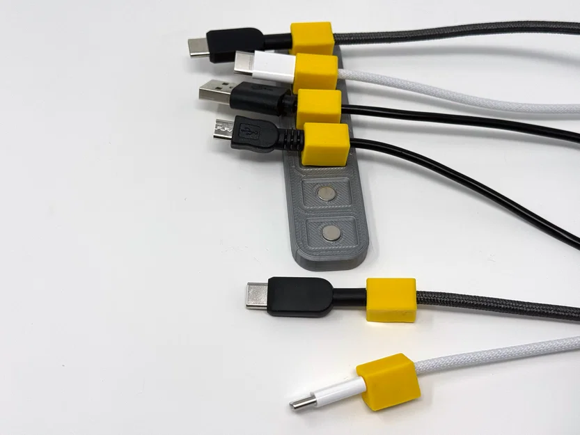 Bộ Sắp Xếp Dây Cáp Nam Châm (Magnetic Cable Organizer) - Image 1