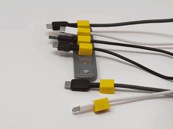 Bộ Sắp Xếp Dây Cáp Nam Châm (Magnetic Cable Organizer) - Thumbnail 2