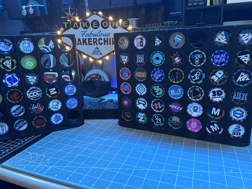 MakerChip Matrix – Khung trưng bày MakerChips (4 kích cỡ) - Image 3