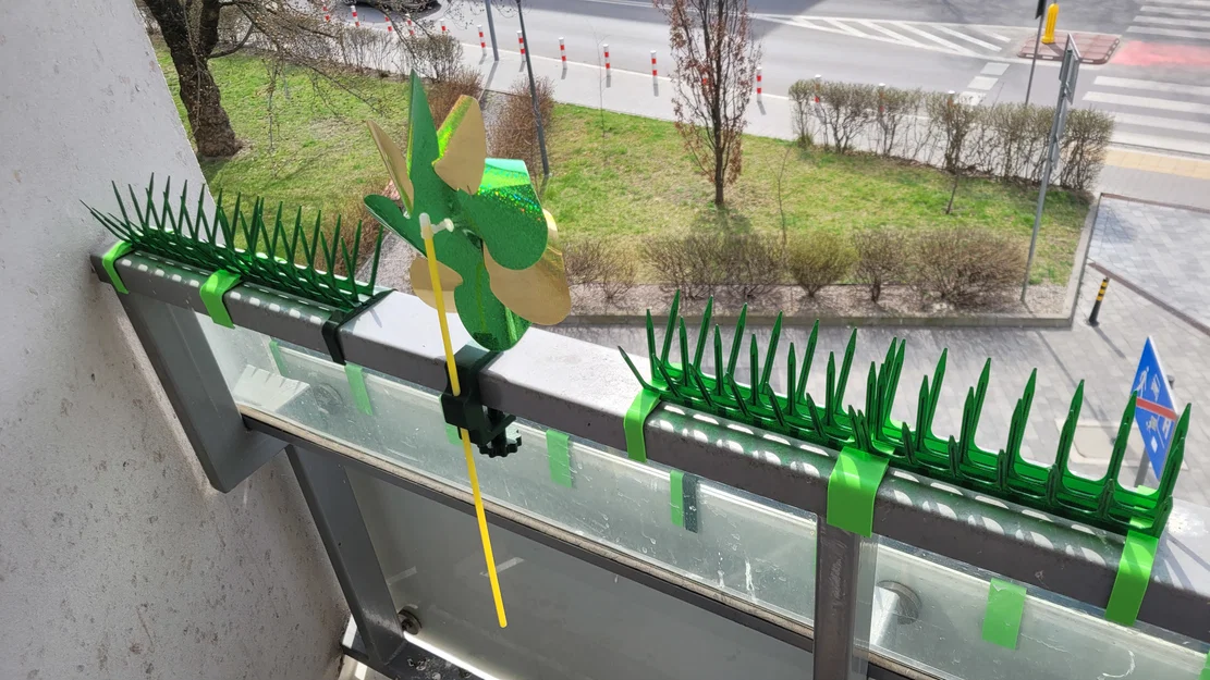 Spike đuổi chim dạng mô-đun (Modular bird spikes) - Image 1