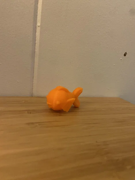 Mô hình 3D chú cá vàng (Gold Fish) nhỏ xinh dễ in - Image 2