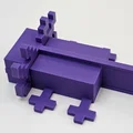 Mô hình Minecraft Axolotl Remix (Phiên bản in 3D đa màu sắc) - Thumbnail 4
