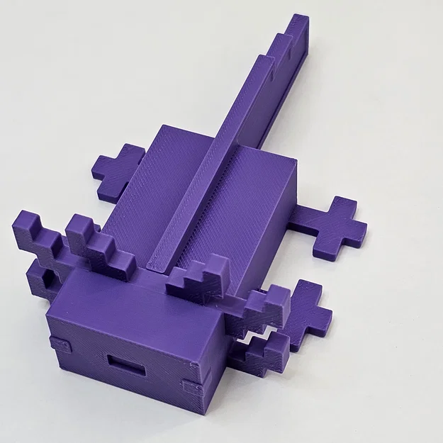Mô hình Minecraft Axolotl Remix (Phiên bản in 3D đa màu sắc) - Image 6