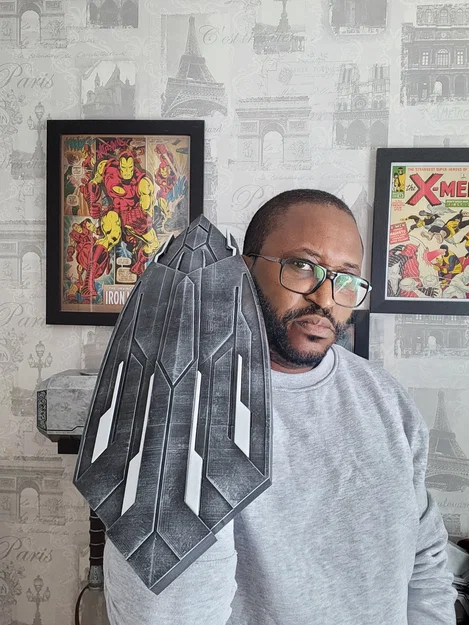 Mô hình khiên Wakanda của Captain America (Avengers) - In 3D dễ dàng - Image 4