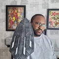 Mô hình khiên Wakanda của Captain America (Avengers) - In 3D dễ dàng - Thumbnail 4