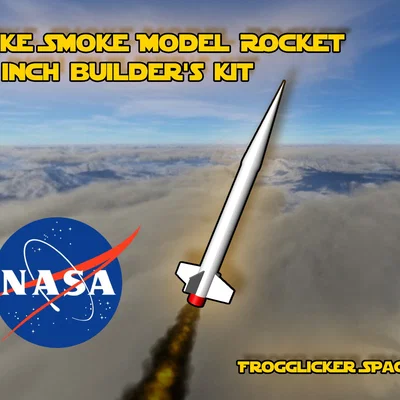 Nike Smoke Model Rocket -- Power Series - 3in