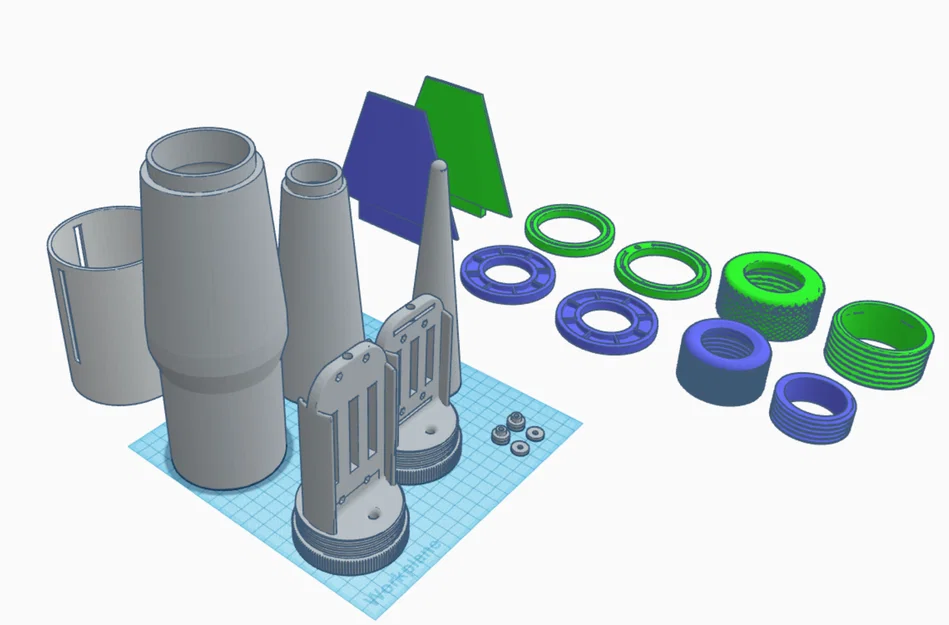 Nike Smoke Model Rocket -- Power Series - 3in - Image 3