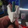 Mô hình Kitsune Straw Topper in 3D trang trí ống hút cực xinh - Thumbnail 4