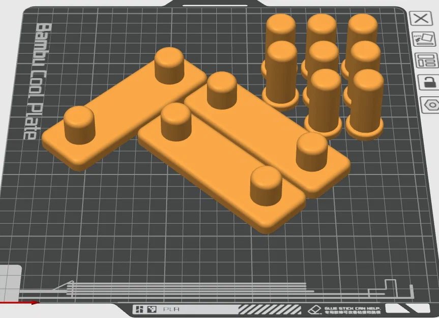 Mặt bàn Bora Centipede với Hold Down Dogs và Sheet Connectors (in 3D) - Image 3
