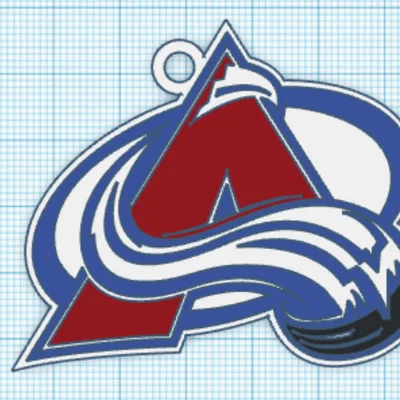 Móc khóa logo Colorado Avalanche - Món đồ chơi cho fan khúc côn cầu