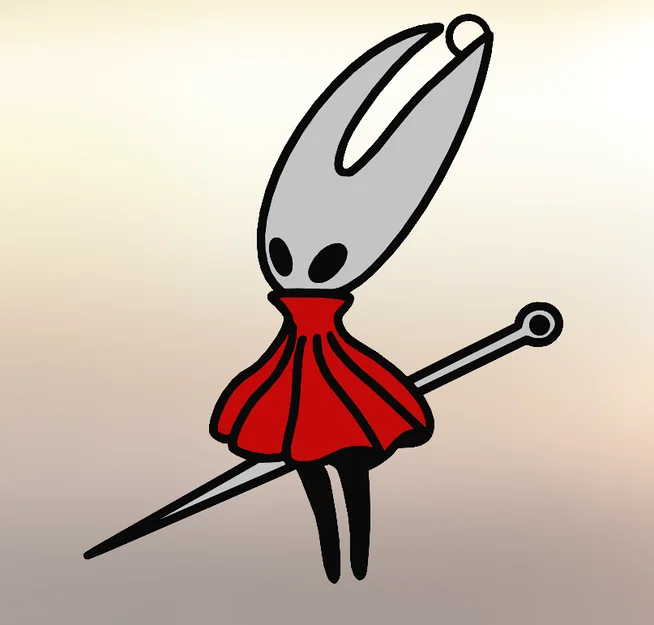 Móc khóa Hornet Hollow Knight 3D - Phụ kiện độc đáo cho fan game - Image 1