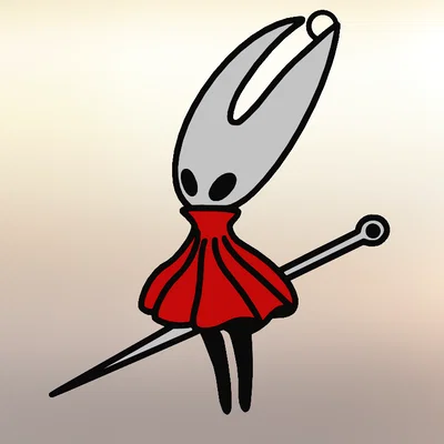 Móc khóa Hornet Hollow Knight 3D - Phụ kiện độc đáo cho fan game