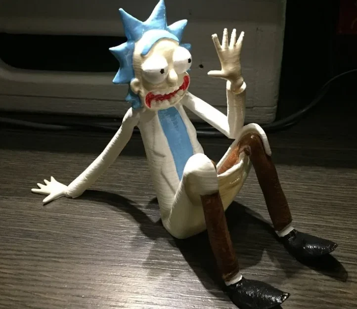 Kệ Đỡ Điện Thoại Hình Rick: Mang Rick and Morty Lên Bàn Làm Việc! - Image 1