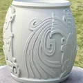 Bình/Chậu “Serpent urn” hoạ tiết rắn Aztec - Thumbnail 3