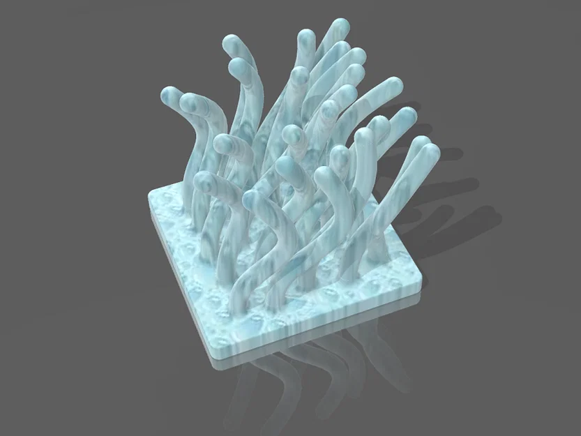 Mẫu in 3D khay đựng xà phòng, miếng bọt biển hình Hải quỳ - Image 2